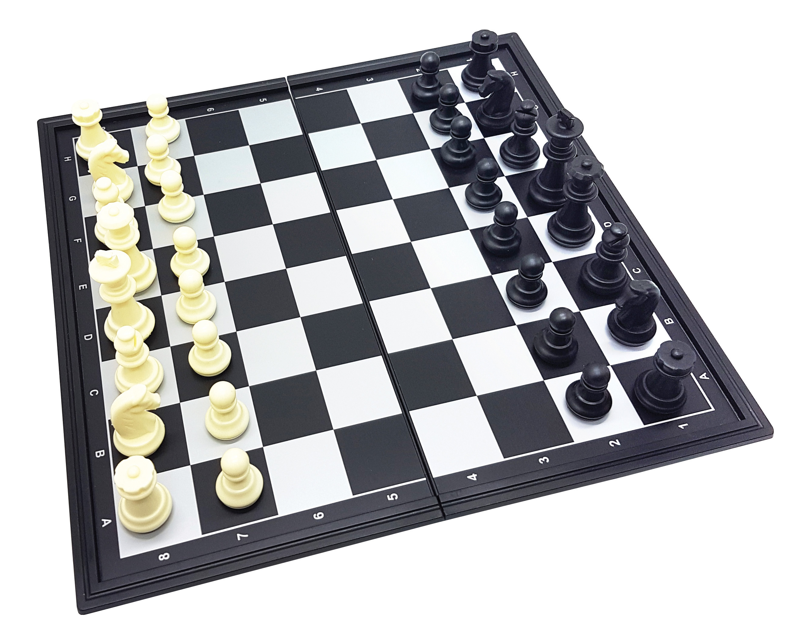 Jeu d'échecs, Echec Magnetique Pliable Echiquier, Mini échecs Portable  Voyage Plateau pour Garçon Fille Enfant Adulte (Noir Blanc)