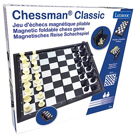 Jeu d'échecs, Echec Magnetique Pliable Echiquier, Mini échecs Portable  Voyage Plateau pour Garçon Fille Enfant Adulte (Noir Blanc)