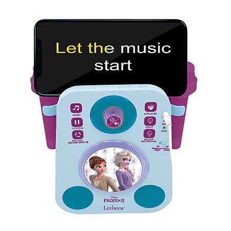 lexibook - Sac à Main Enceinte Musicale avec Micro, Changement de