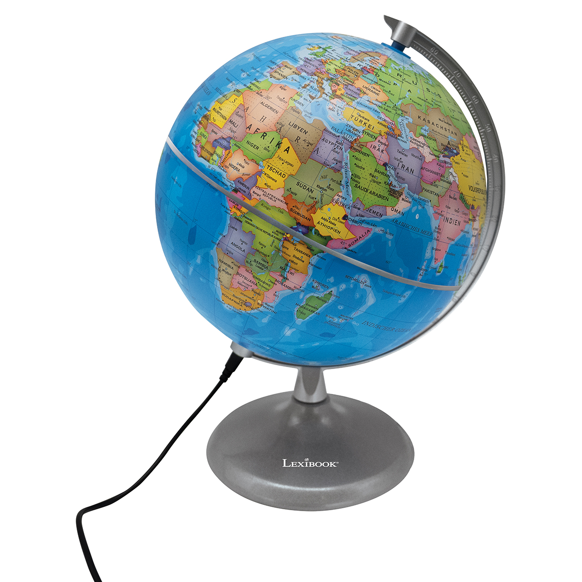 Globe Terrestre Illuminé De 8 Pouces Avec Support, Carte Du Monde éducatif  Et Vue De La Constellation, Terre