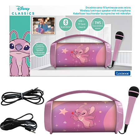 Lexibook Enceinte karaoké sans fil avec 2 micros, rose/bleu (BTC030PK) au meilleur prix sur Lexibook Enceinte karaoké sans fil avec 2 micros, rose/bleu (BTC030PK) au meilleur prix sur