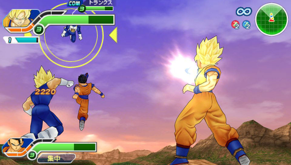 DRAGON BALL Z : Tenkaichi Tag Team PSP Europe a une volonté anglaise