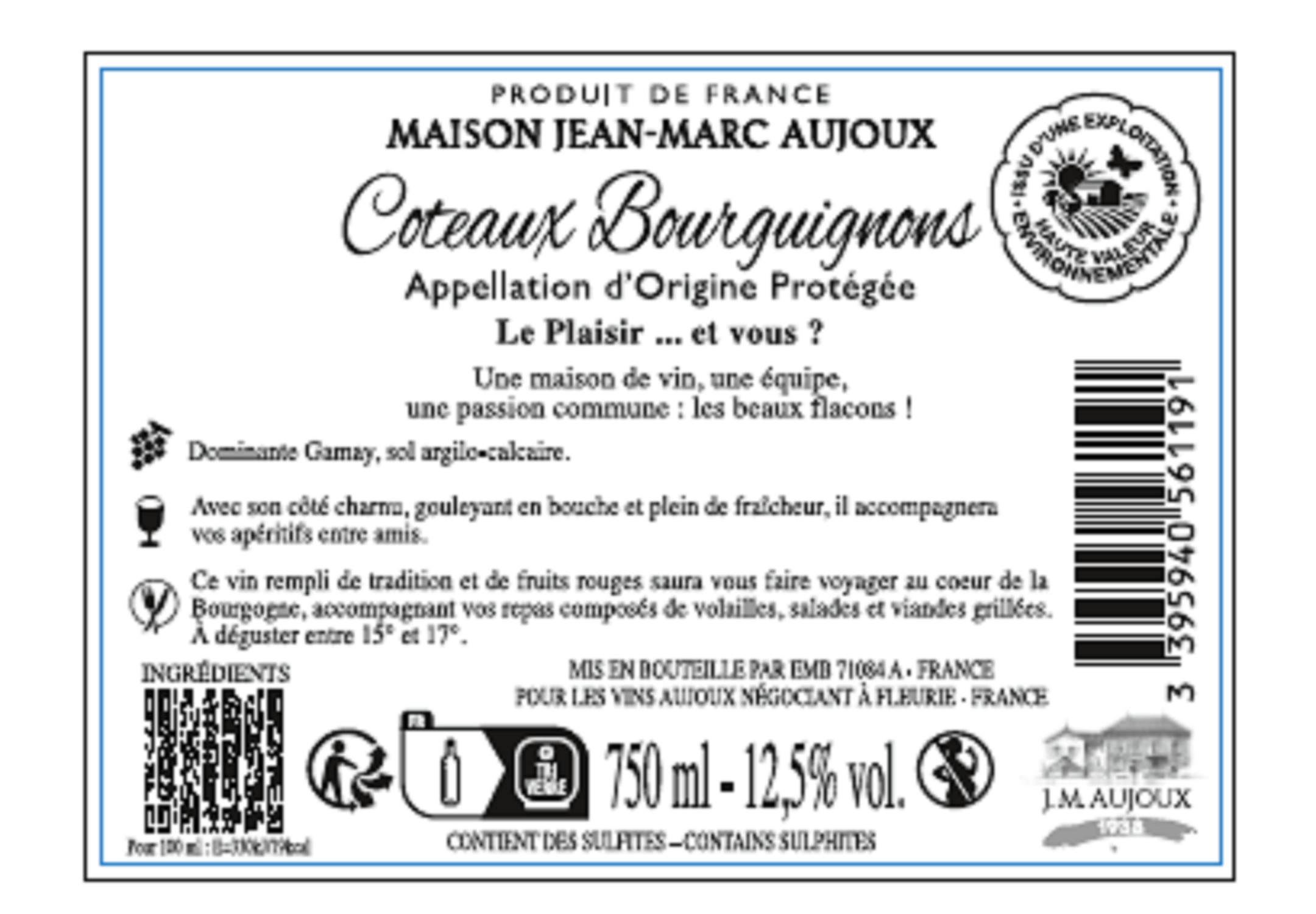 1997年 Jean-Marc Aujoux Côtes du Ventoux 1997年 Jean-Marc Aujoux Côtes du Ventoux