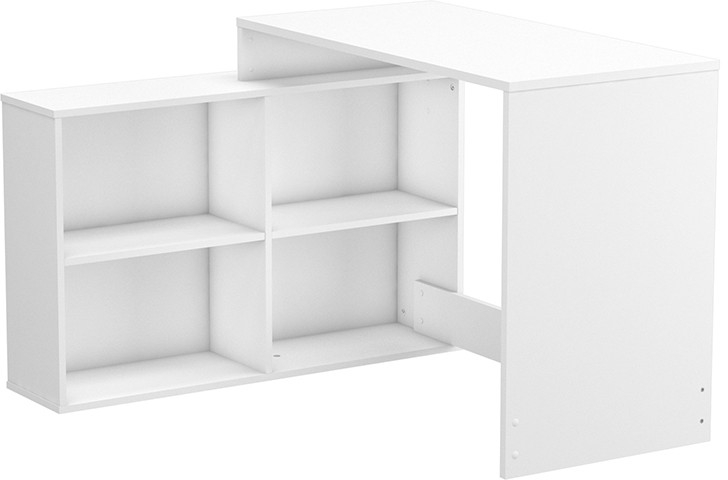 Bureau d'angle blanc mat CORNER
