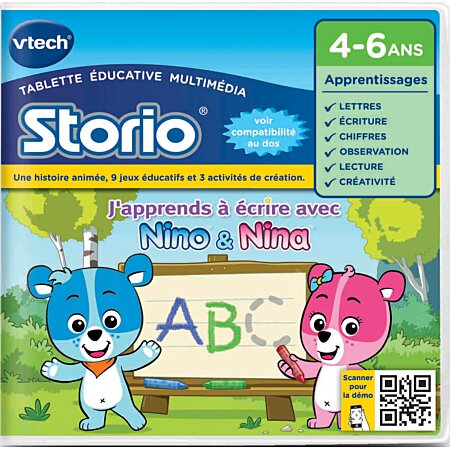 VTech VTech-123-610622 Les Pistes Livre ABC de Blue, Jouet éducatif pour  Enfants + 2 Ans, apprend l'alphabet Version ESP (3480-610622), único :  : Jeux et Jouets