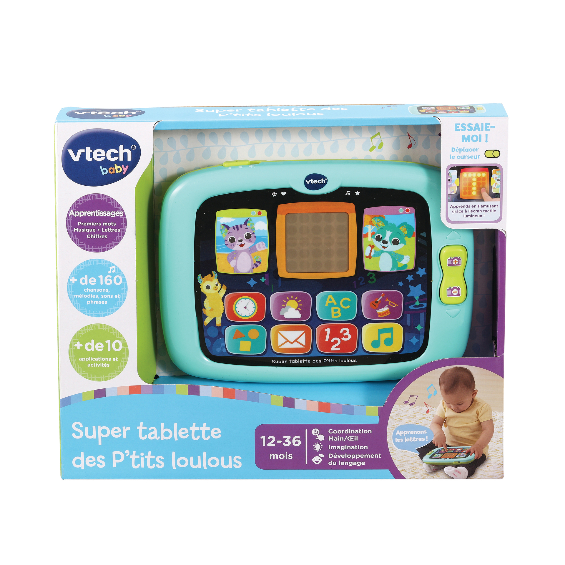 VTech - Super Tablette Des P'tits Loulous, première Tablette