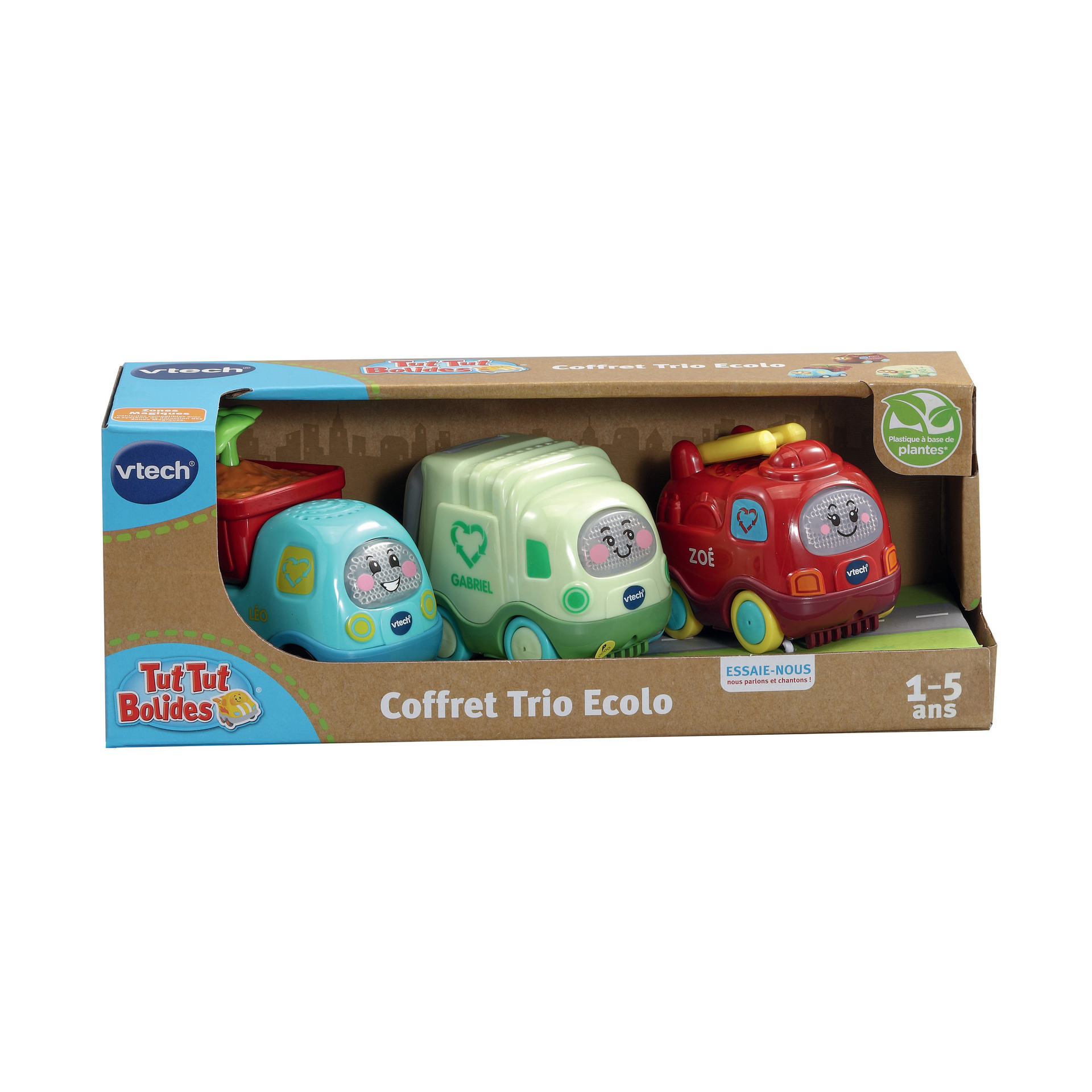 Tut Tut Bolides - Coffret Trio Sos Nature (Pompier + Camion