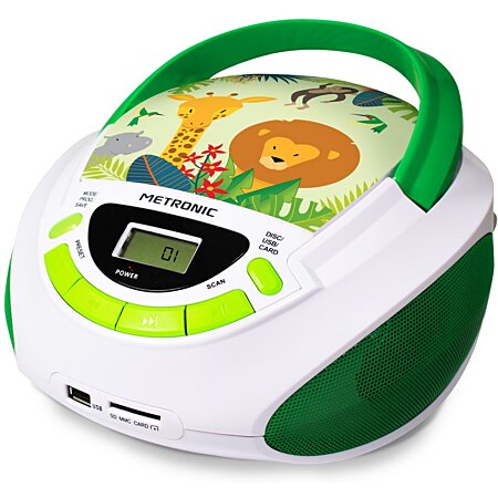 Metronic 477144 Lecteur de CD Lecteur CD portable Vert, Blanc au meilleur  prix