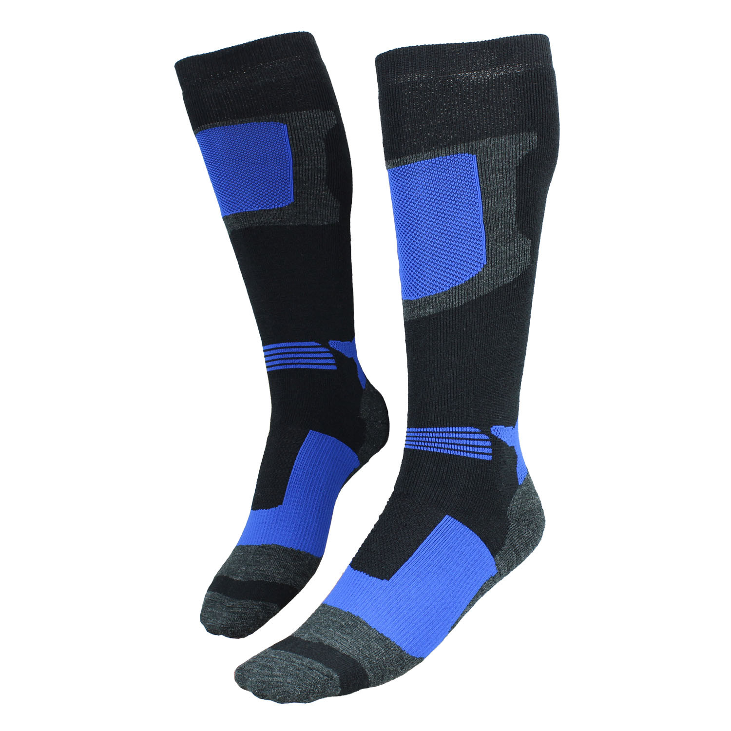 CFLEX HIGH PERFORMANCE Chaussettes De Ski Et Snowboard Unisexe 39-42 - Lot De 3 Paires