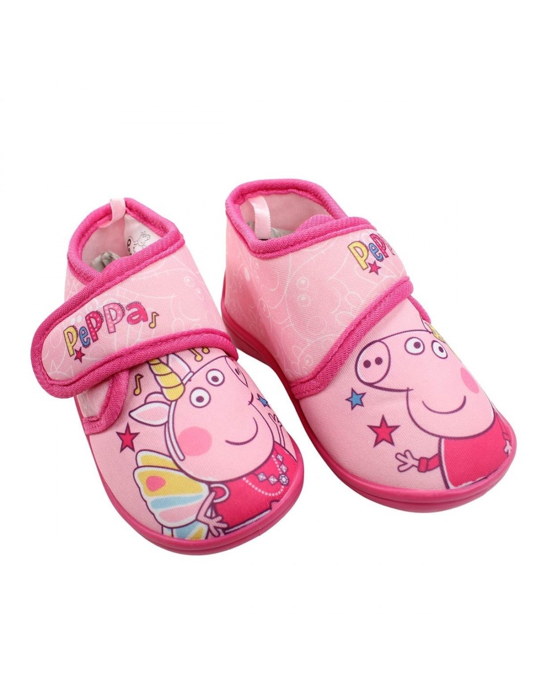Chaussons à Scratch 'Peppa Pig' - Rose - Kiabi - 10.00