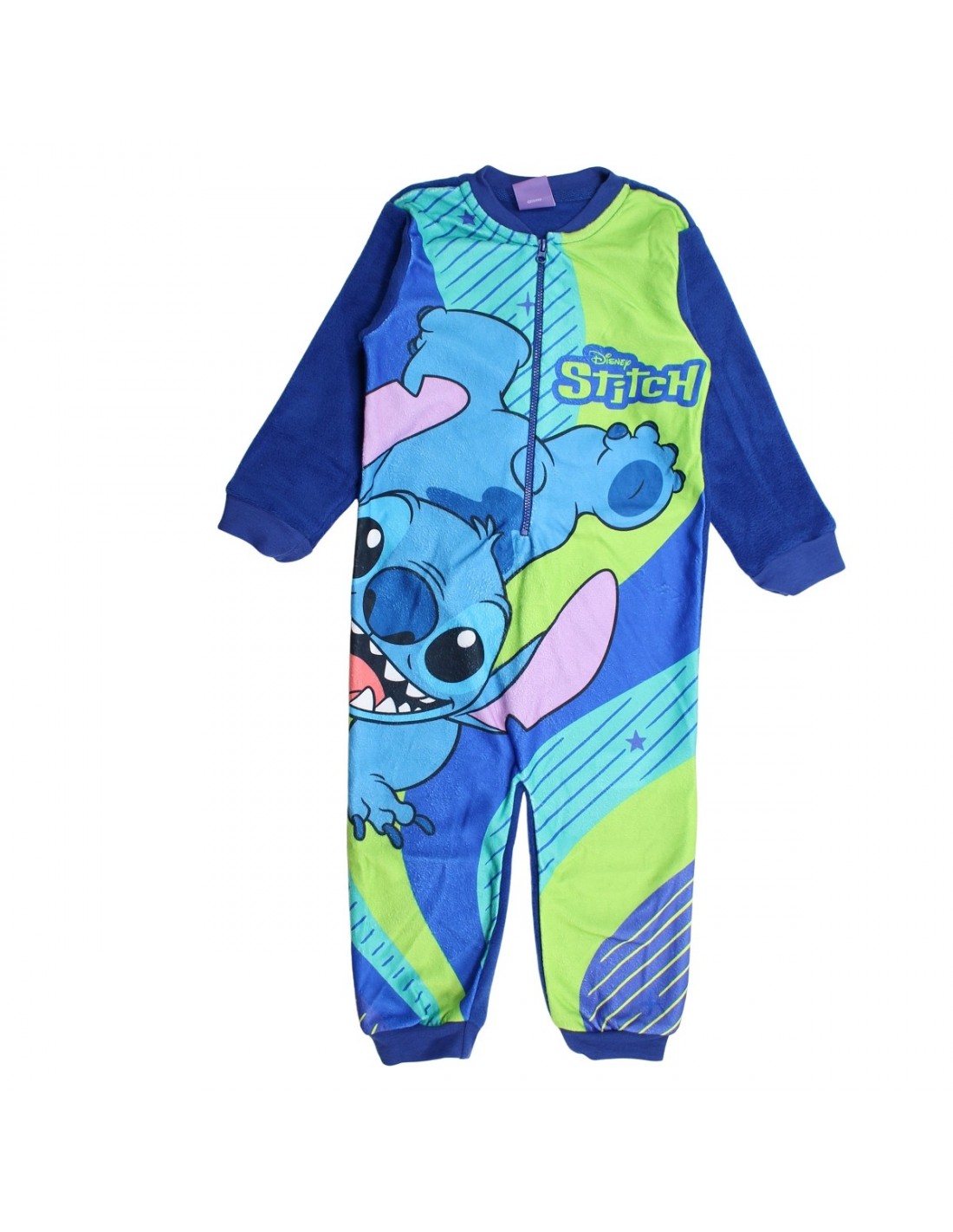 Combinaison Lilo Et Stitch Polaire Bébé Fille - Avec Capuche Oreilles, Pyjama Chaud Déguisement Disney