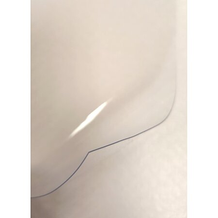 Nappe transparente Ovale 140 x 300 cm - 0,30 mm d'épaisseur