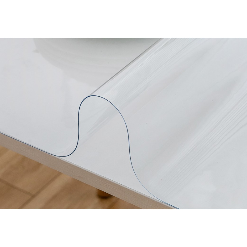 Nappe PVC transparente - largeur 150cm et longueur 240 cm