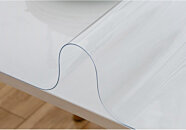 Nappe transparente Épaisse Rectangulaire 140 x 400 cm – 1,50 mm  d'épaisseur- Cristal PVC transparent épais et rigide - Livraison roulée sur  tube au meilleur prix