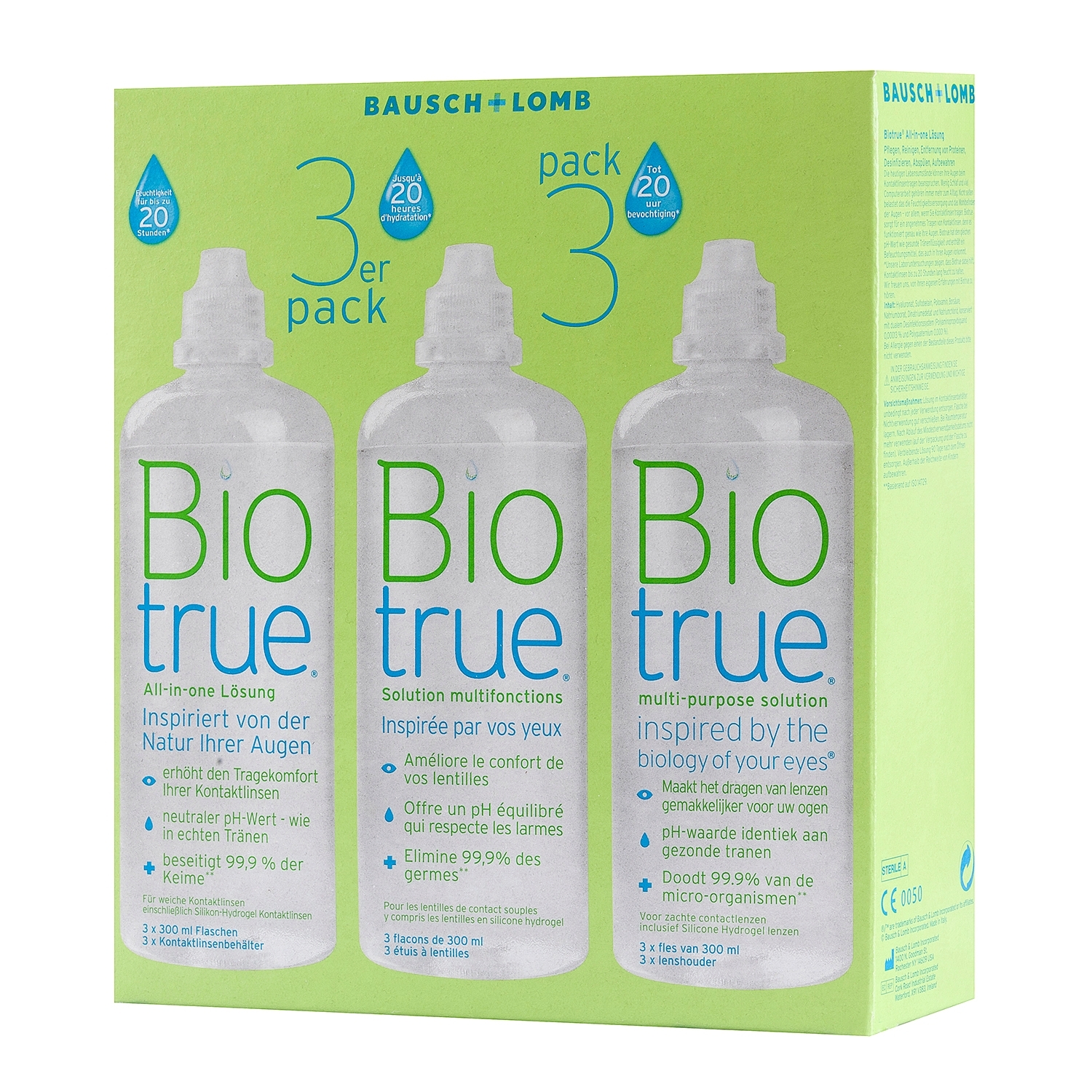 Produit lentilles Biotrue Pack Voyage 100ml : Achat en ligne - Optic 2000