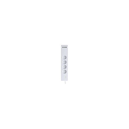Logicom - Multiprise connectée Wifi Strippy - Blanc - Détecteur