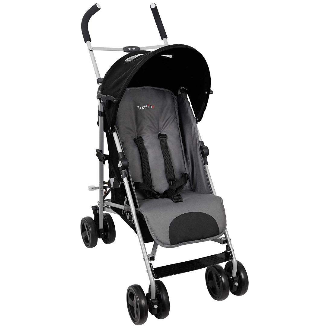 Poussette canne multiposition NIAGARA Gris noir au meilleur prix