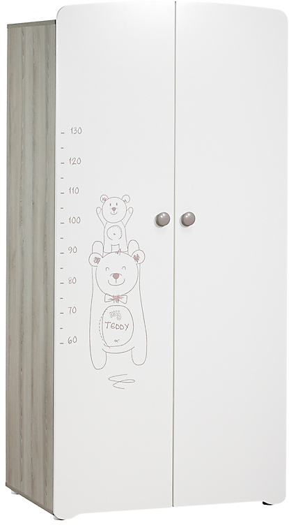 Armoire chambre bébé 2 portes  TEDDY