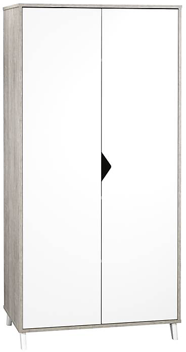 Armoire 2 portes - SCANDI GRIS