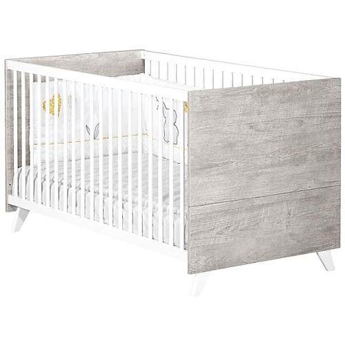 Lit bébé évolutif 140x70 - Little Big Bed SCANDI GRIS