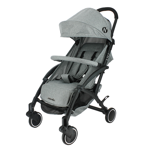 Poussette compacte LILI 0-36 mois, dossier inclinable, pliage compact