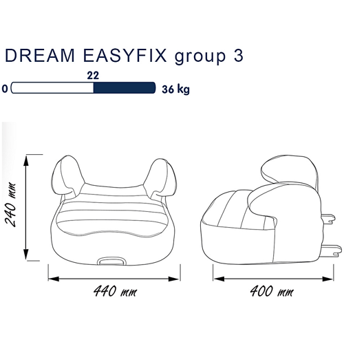 Réhausseur bas Easyfix Dream Disney Luxe GPE3 Mickey