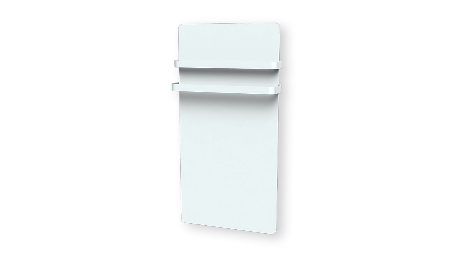 Seche-serviette electrique 1000W blanc 1750x600mm cintré IR MINORCA