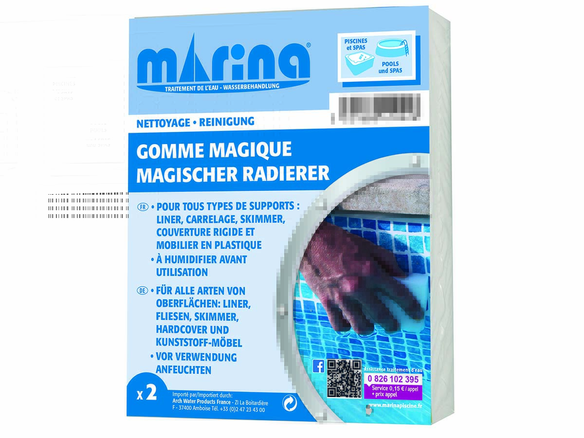 Gomme magique salle de bain MR PROPRE : le paquet de 2 unités à Prix  Carrefour
