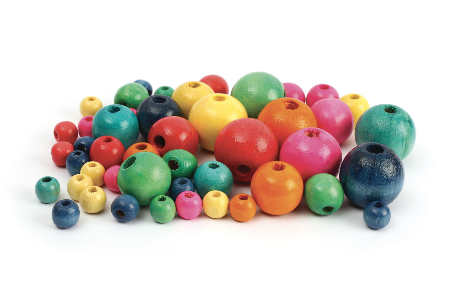 Perles pour enfant strass rondes 1 cm 64 pièces - MegaCrea DIY ref 1525