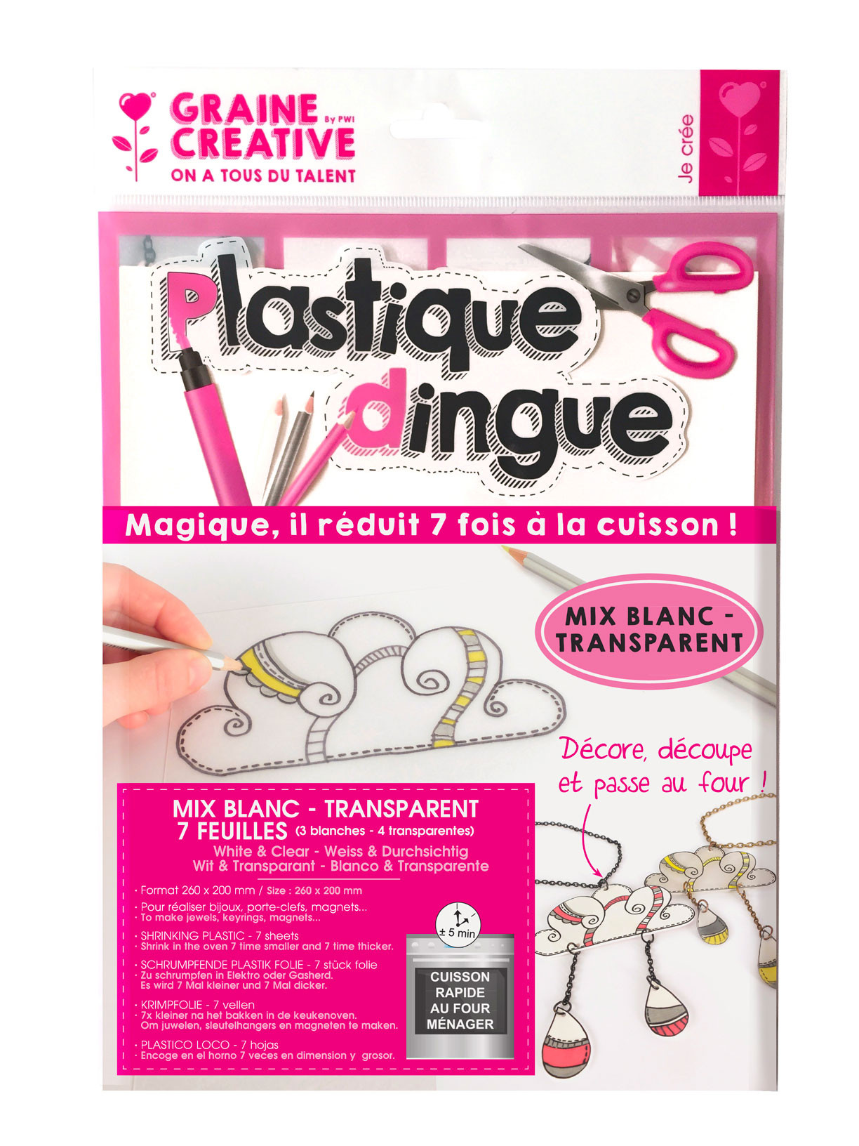 Feuille double en plastique transparent pour A4 taille d'image - Cablematic