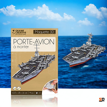 Achetez puzzle maquette 3D porte-avion militaire Achetez puzzle maquette 3D porte-avion militaire