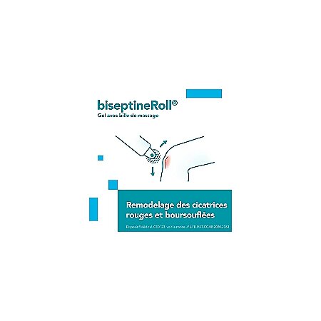Biseptine Roll Gel - Remodelage des cicatrices chéloïdiennes