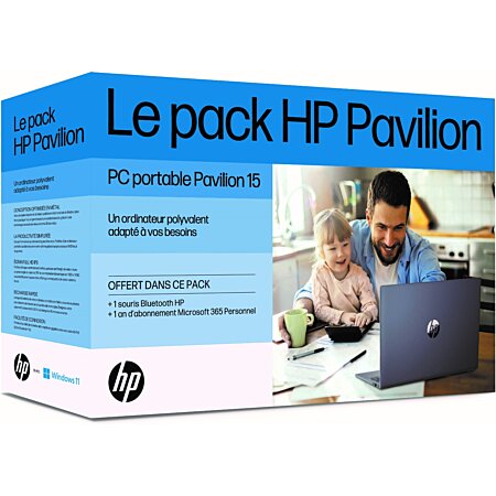 Hp PC Ordinateur Portable Pavilion 15- - 15.6'' - 16Go RAM - 512Go