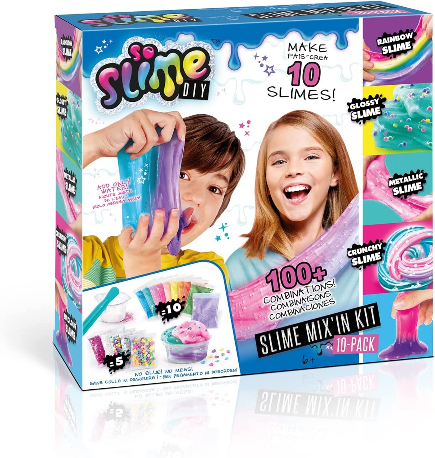 Slime Mix'in Kit- Pack 10 Slime au meilleur prix