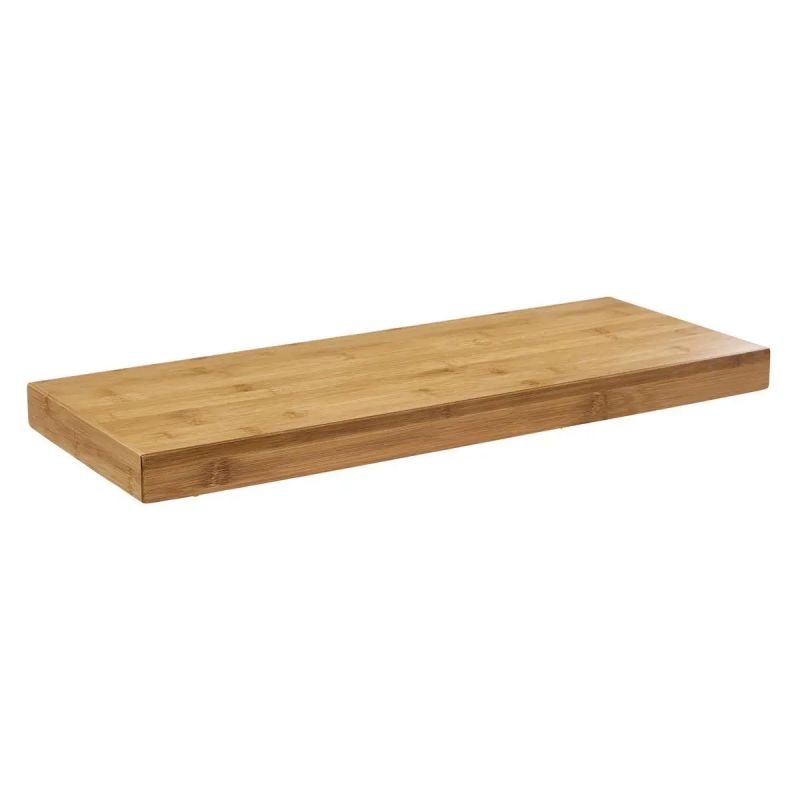 Étagère Murale Fixy 60cm Noir - MDF, Design Simple, Prête à Monter
