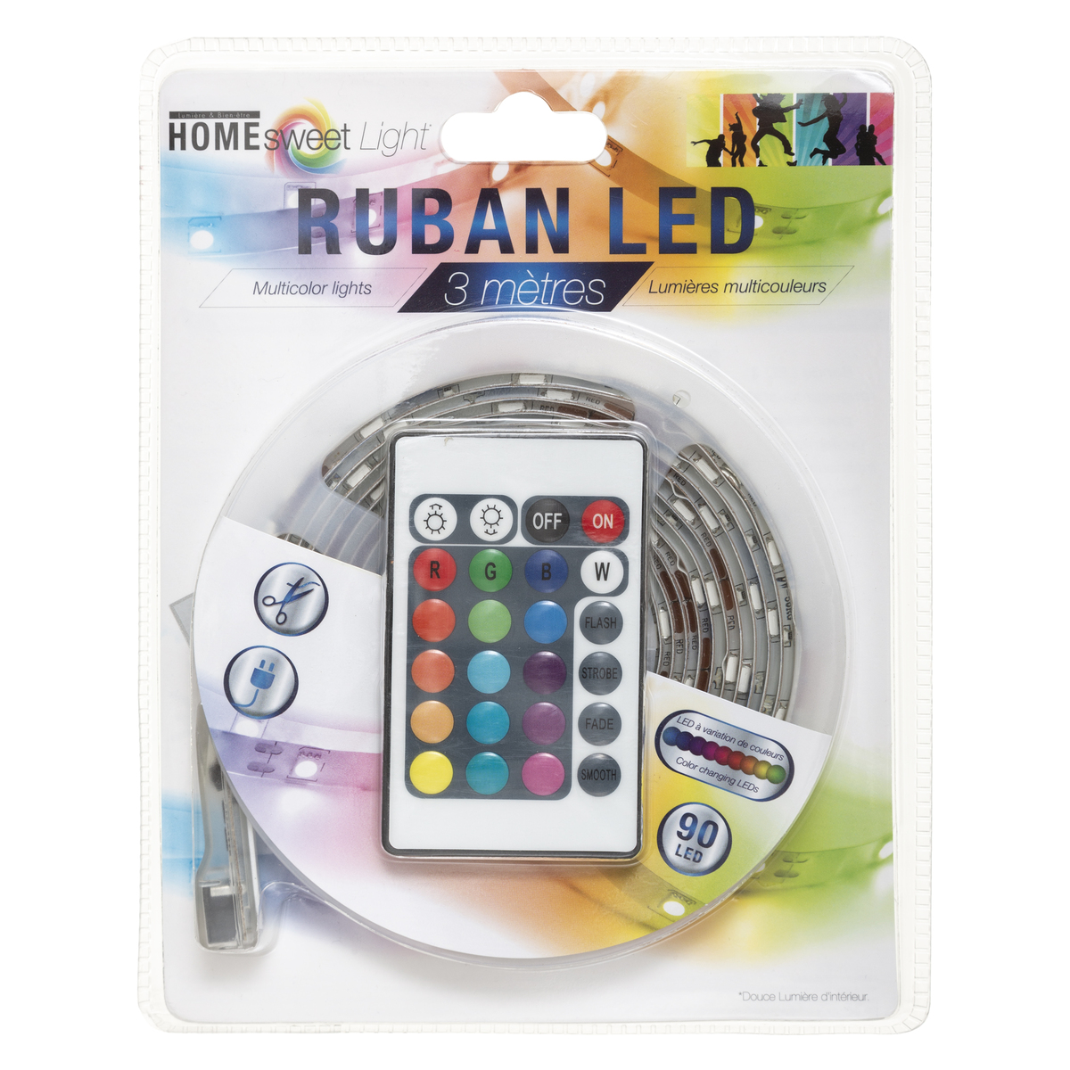 Ruban Led Secteur TLCO RGB L 300 Multicolore ATMOSPHERA au
