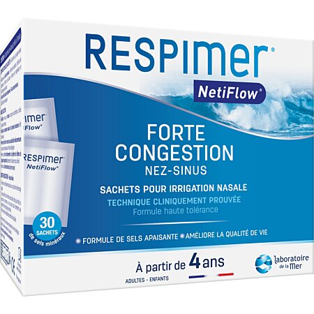 Respimer netiflow irrigation nasale recharge