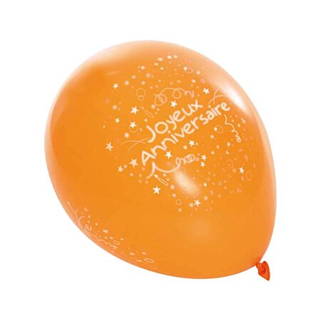Ballon métallique “Joyeux Anniversaire” - Circuit