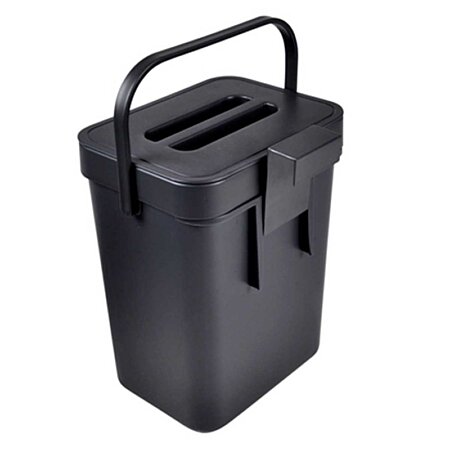 Poubelle de Compost Accrochable 5L Anthracite au meilleur prix