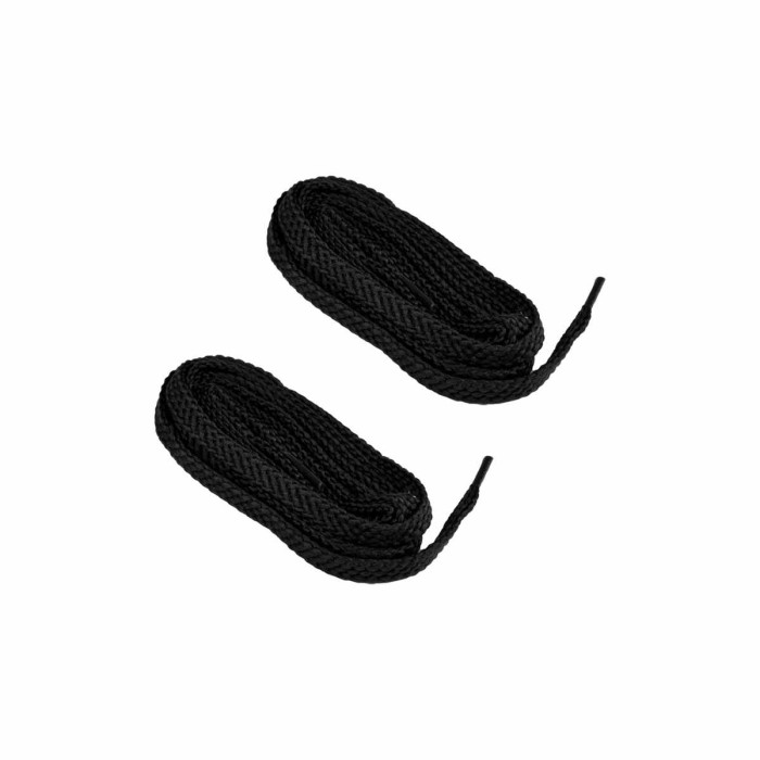 Nevoluxer Lacets Pour Pantalon De Sport & Sweat – Lacet Avec Extrémités Métalliques | Lacet Chaussure 160cm | Lacets Noirs | Incl. Aiguille (2+1 Pièces