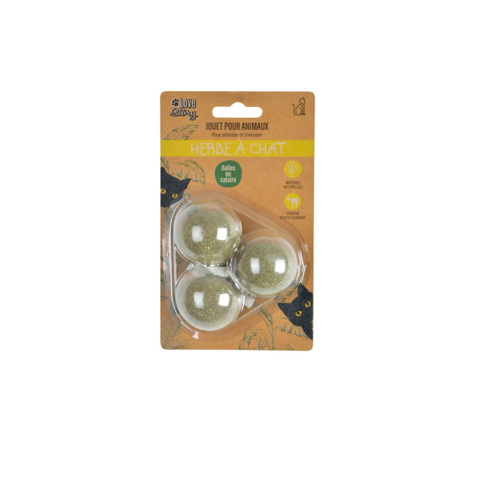 ZHAOCAI Lot De 6 Balles D'herbe à Chat - Avec Herbe à Chat