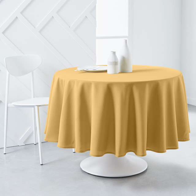 Lukery Nappe Ronde Lavable, Nappe De Table Essuyable