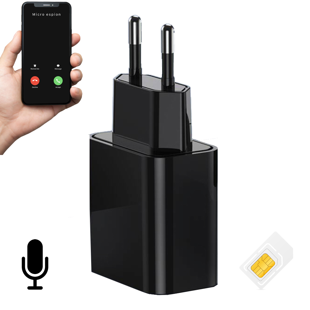 Mini Micro Espion GSM – Écoute à Distance, Détection Sonore, Batterie Longue Durée