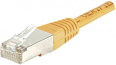 Câble audio Flexi-Slim, jack mâle 3,5 mm/f. mâle, doré, rouge, 0,75m