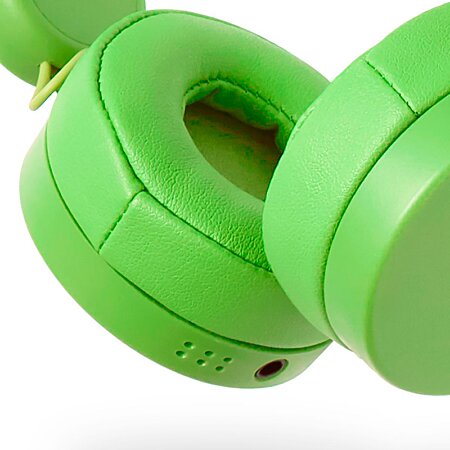 Casque audio filaire pour enfants avec oreilles amovibles Freddy Frog Vert