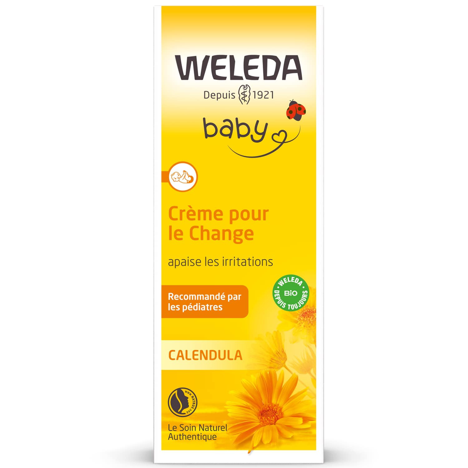 Weleda Duo Crème pour le Change au Calendula Bio (2 x 75ml) 