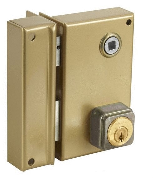 Serrure monopoint en applique ALPHA cylindre rond vertical fouillot ...