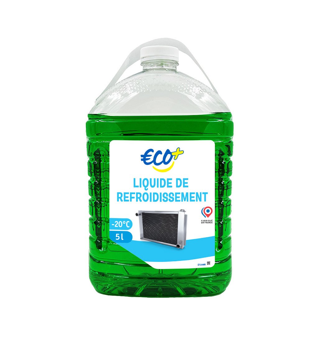 LIQUIDE DE REFROIDISSEMENT 5L -20C UNIVERSEL ECO+ au meilleur prix