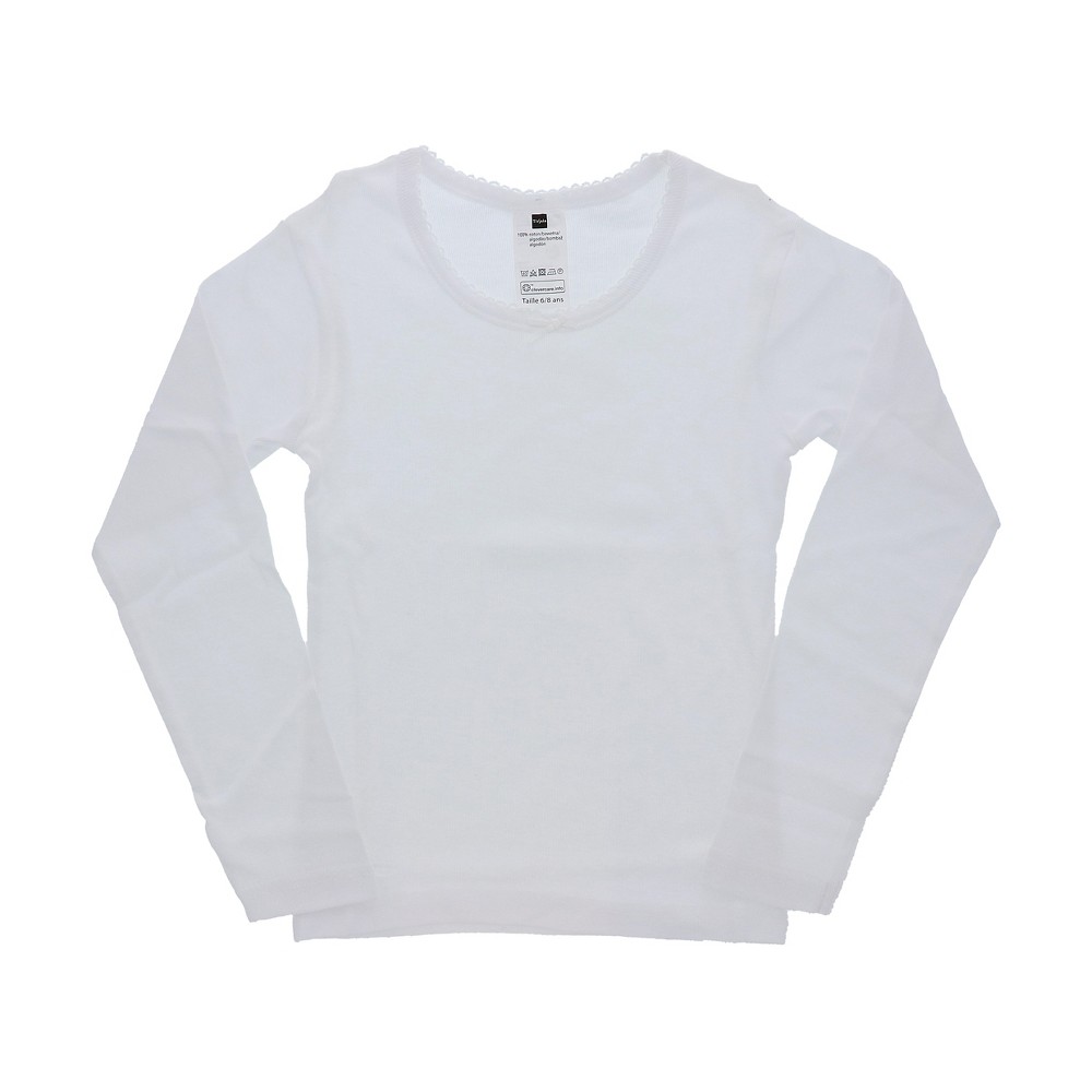 Armor lux CANCALE MARINIÈRE - T-shirt basique - blanc/braise/blanc