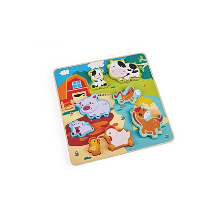 17€12 sur Puzzle K1231 de animal pour enfant en bois 12 pieces -  Multicolore - Puzzle - Achat & prix